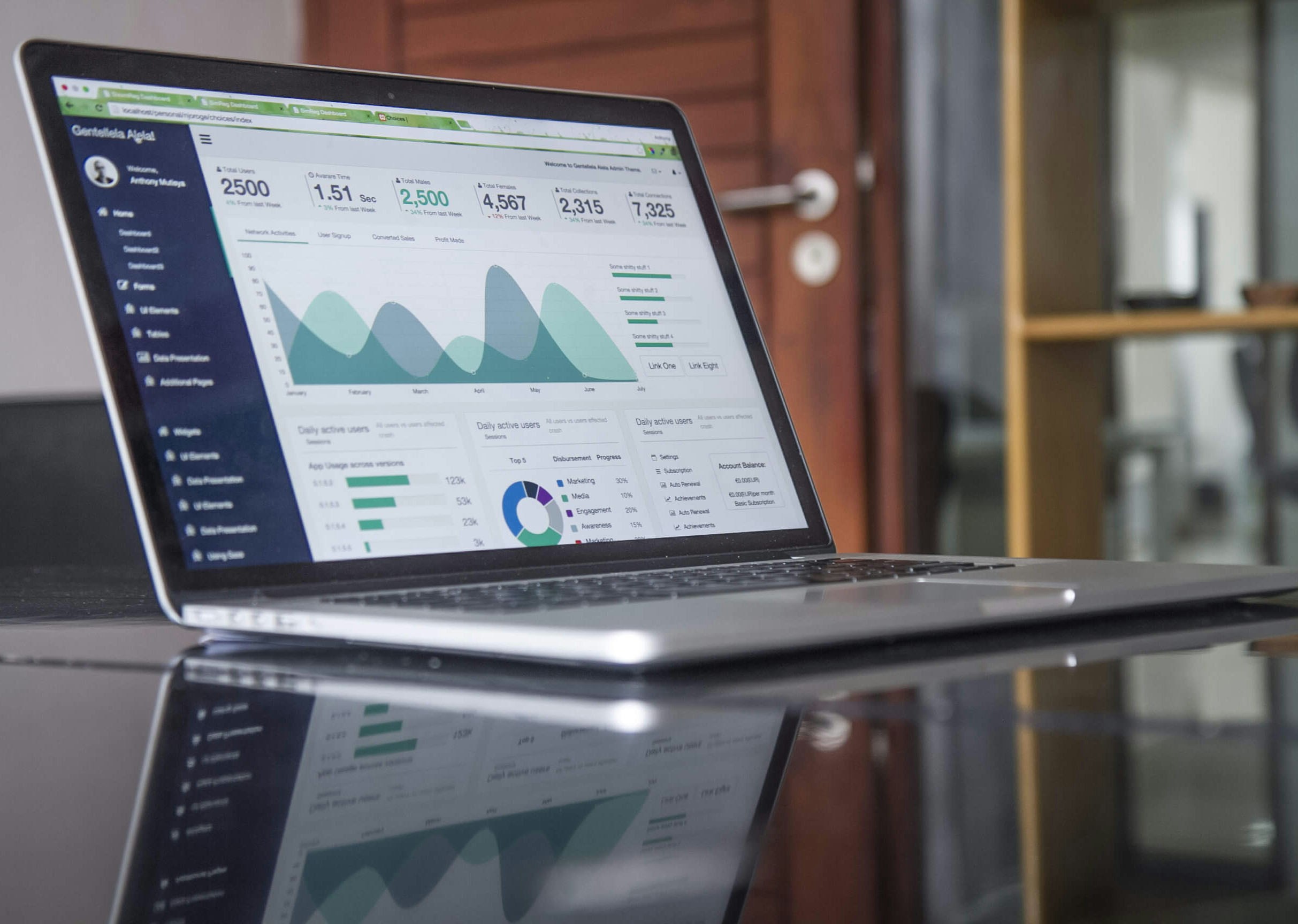SaaS dashboard preview with accessibility metrics and issue status